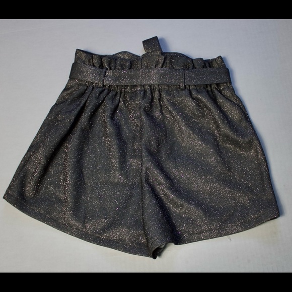 glitter paper bag shorts - Picture 2 of 3